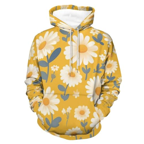 Hoodie cartoon marguerite pour vos sorties et moments de détente - Sweatshirt manches longues S