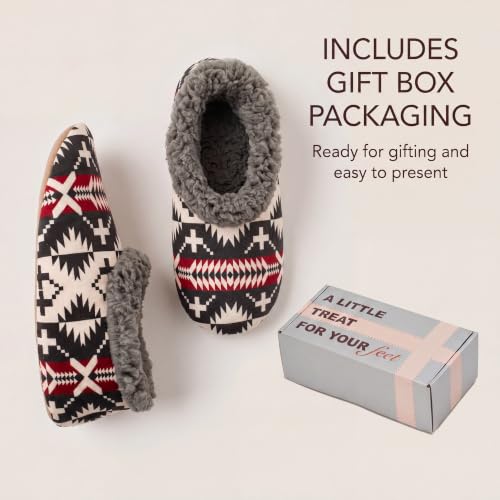 Image of Cozylook Fuzzy Slippers for Women Indoor Soft Sole Slipper Socks | Warm plush feel, non slip grippers, easy step-in, flexible bottom, bedroom and home wear