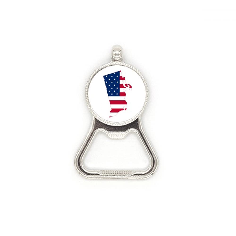 Décapsuleur en acier inoxydable drapeau USA pour pimenter vos barbecues en plein air