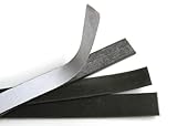 Flexible Magnets 0.5 Inch x 9 inches Long Rubber Flexible Magnetic Adhesive Strips - 5 Pack!