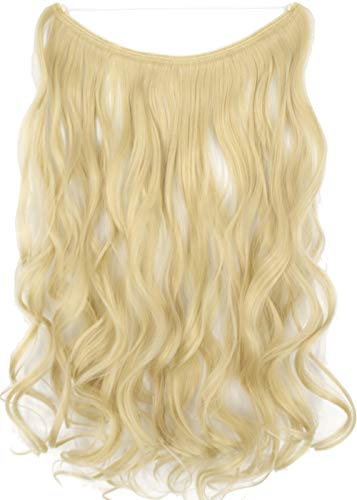 Halo Hair Extensions Invisible Elastic Wire Hairpieces No clips, No glue 8008#22/613