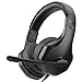 Produktbild NITHO NX120S Stereo Gaming Headset mit Anpassbarem Boom Mikrofon, Kopfhörer mit 40 mm Treiber und 3.5 mm Miniklinkenstecker, Kompatibel mit PC/PS4/PS5/Switch/Xbox One/Xbox Series X/S Konsolen
