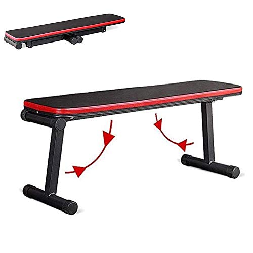 ZJFHEYUO Bancos Ajustables, Banco con Mancuernas, Taburete de Fitness, Equipo de Fitness, Tabla de Abdominales, Abdominales domésticos, Banco Plegable Tipo pájaro