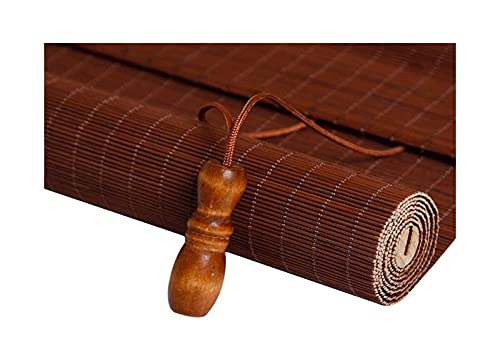 Store enrouleur bambou bordeaux occultation et intimité sur mesure