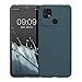 kwmobile Case Compatible with Xiaomi Redmi 10C Case - Soft Slim Protective TPU Silicone Cover - Dark Slate