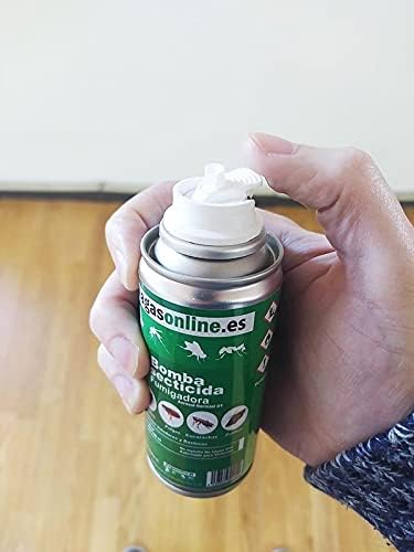 Miniatura 4 de Plagas Online Bomba Insecticida Fumigadora Anti Chinches, Ácaros, Pulgas, Cucarachas, Mosquitos, Hormigas, Polillas - Uso Interiores - Acción Rápida Y Duradera - 100ml 3 Uds