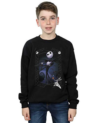 Disney Jungen Nightmare Before Christmas Pumpkin King Sweatshirt Schwarz 7-8 Years Cover