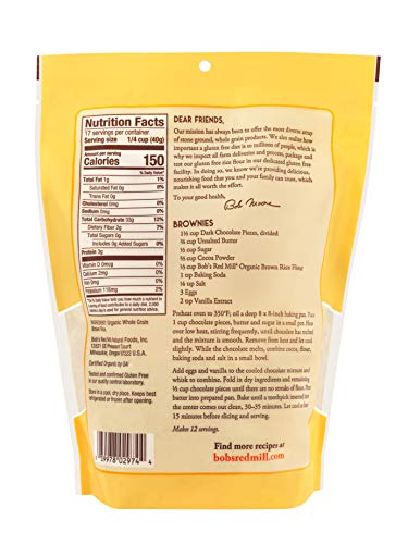 Bob's Red Mill Organic Brown Rice Flour, 24oz (4 Pack) - image 3