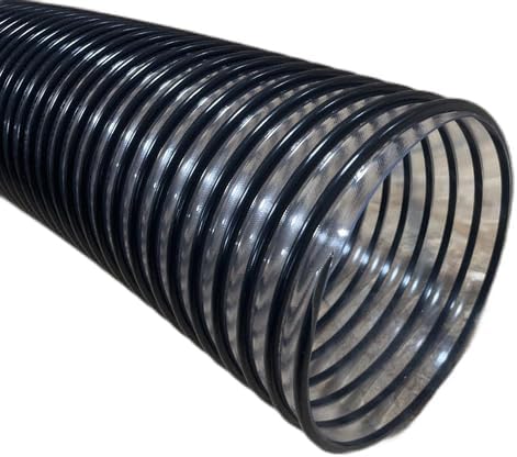PVC Flexible Grass Catcher Bagger Leaf Vac Vacuum Hose 8 Foot of 6 Inch ID Fits DR Agri-Fab Etc.