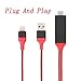 lightning to HDMI cable(6.6FT),Anbear Lightning Digital AV Adapter 1080P With Charging Cable for iPhone, iPad and iPod Models