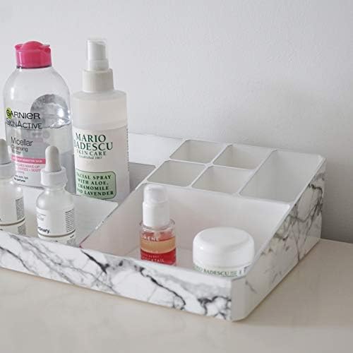 NIKITA Acrylic Makeup Organiser - Perfume Holder, Vanity Storage and Cosmetic Storage (Silver) - Image 3