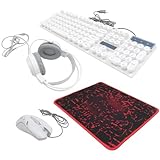 Accessori per computer: design ergonomico, nessun dolore quando si usa la tastiera e il mouse per lunghe ore, tastiera per computer, mouse, cuffie