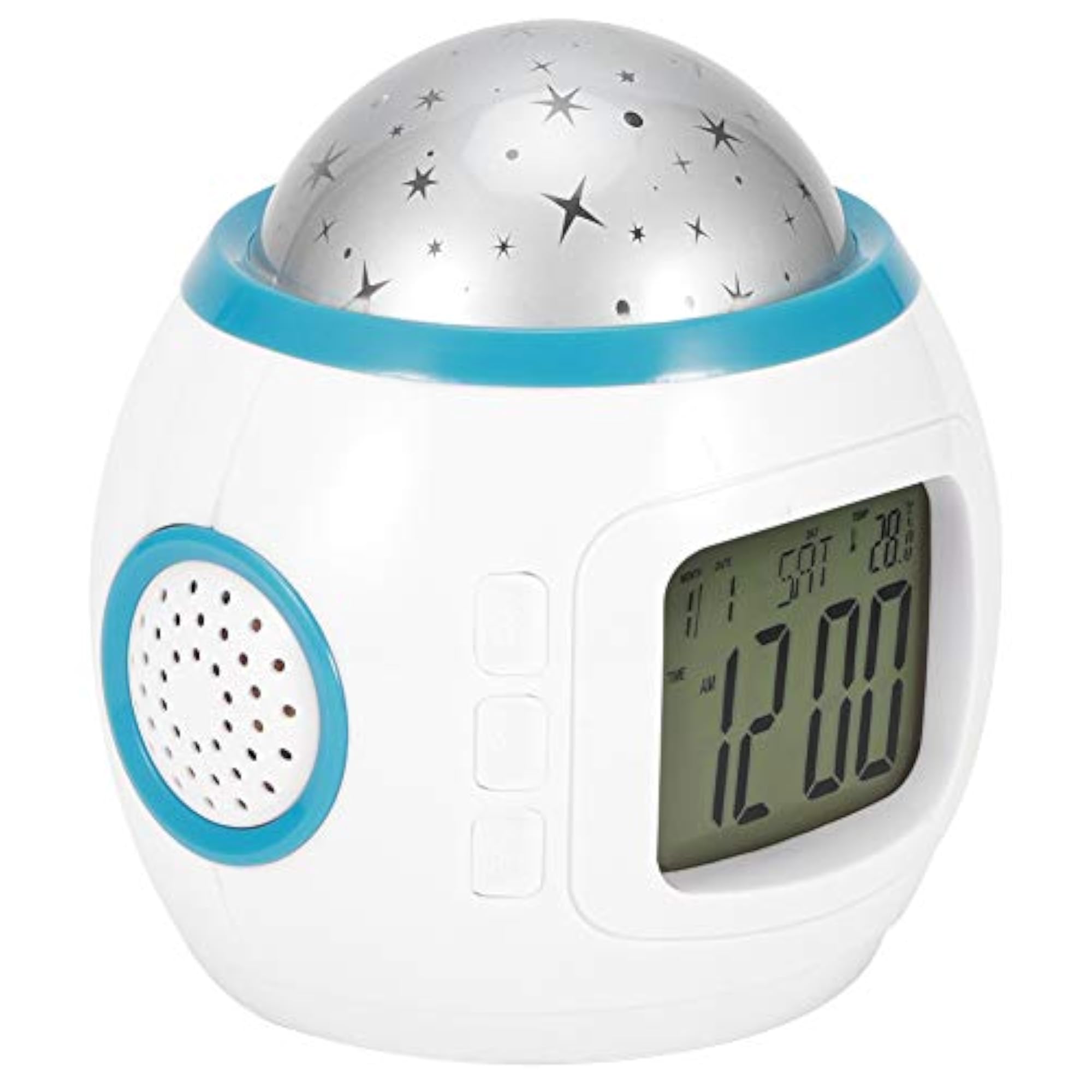 Music Clock, Durable Projection Alarm Clock for Home