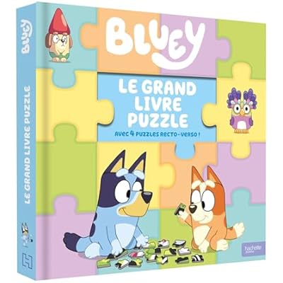 Bluey - Le grand livre puzzle