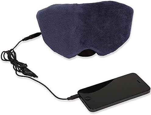 1 Voice Sleep Headphones Eye Mask, Blue