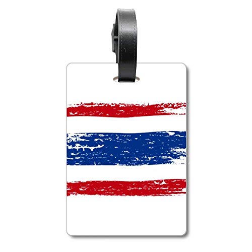 Drapeau Thaïlande étiquette valise sac identification voyage