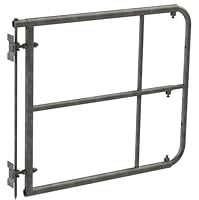 Kerbl Weidetor verstellbar für Pferdehalter, 90cm, Breite verstellbar 1-1,7m, Stahl feuerverzinkt, robust, langlebig