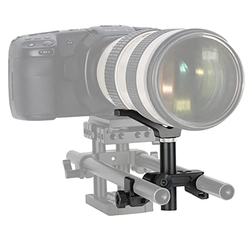 Soporte en forma de Y para lentes NICEYRIG de varillas LWS de 15 mm, ajuste vertical de hasta 64 mm, compatible con lentes pesados de diámetro entre 50 mm y 140 mm - modelo US-2709475 miniatura 6