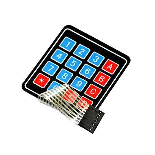 4 4 Matrix Array/Matrix Keyboard 16 Key Membrane Switch Keypad DC 35V 100mA 1W for Arduino 4X4 Matrix Keyboard