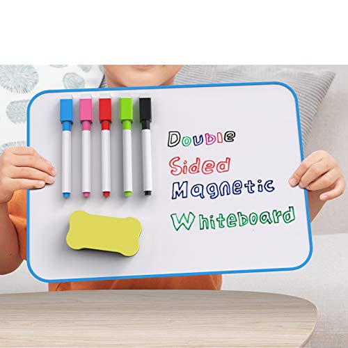 Small Whiteboard, Dry Erase Board With Markers, Small Dry Erase Board For Students, Double Sided Whiteboard For Home Office & School Supplier #TOP1