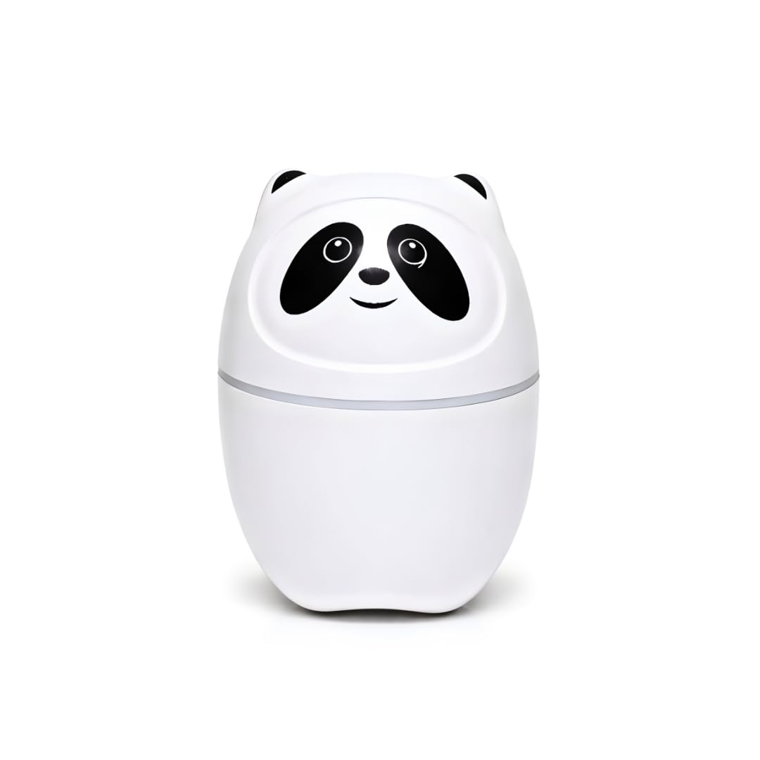 Panda Humidifier for Bedroom | Cute Mini USB Cool Mist with RGB Night Light | Auto Shut-Off | Silent Ultrasonic Mist Maker | for Kids Room, Office, Baby Nursery-image-28