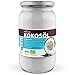 Nutriverde BIO Kokosöl - 1000ml - kaltgepresst - im Schraubglas - Zum KOCHEN ( Braten , Backen ), zur KÖRPERPFLEGE ( Haare , Zähne oder Hautpflege) oder zur TIERPFLEGE ( Hund , Pferd , Katze )
