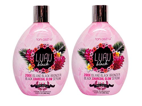 2-PACK Tan Asz U LUAU BLACK 200X Black Bronzer - 13.5 oz