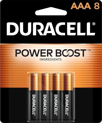 Duracell Coppertop AAA Batteries with Power Boost Ingredients, Triple A Batteries, 8 Count (Pack of 1) for Household and Office Devices, Alkaline AAA Battery - image 1