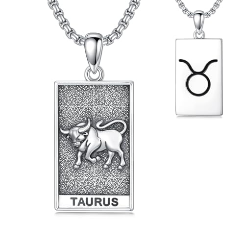 Collier du Zodiaque en Argent 925 pendentif constellation ciselé pour homme et femme