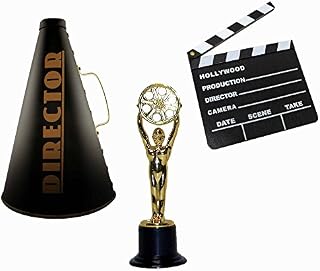 Windy City Novelties Hollywood Directors Party Kit Includes Directors Megaphone + Clapboard +
