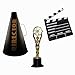 Windy City Novelties Hollywood Directors Party Kit Includes Directors Megaphone + Clapboard + Award Trophy
