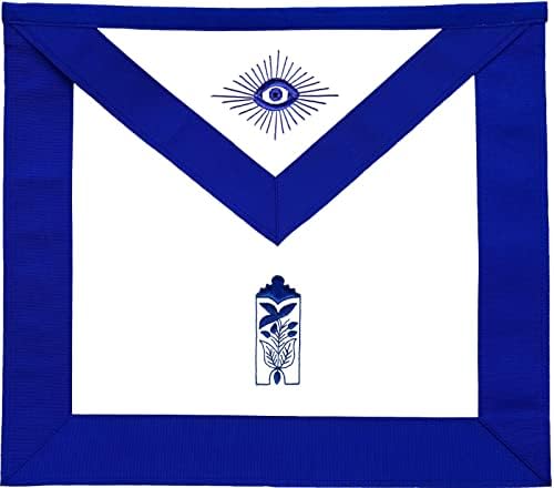 BRICKS MASONS Masonic Blue Lodge Officers Aprons Variations (Jr Warden, Synthetic)