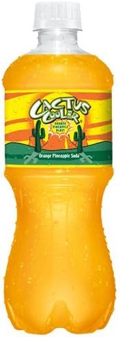 Cactus Cooler, Orange Pineapple Soda, 24 Ounce