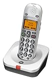 Amplicomms BigTel 200 - Telefono cordless con tasti grandi e ascolto amplificato, con base