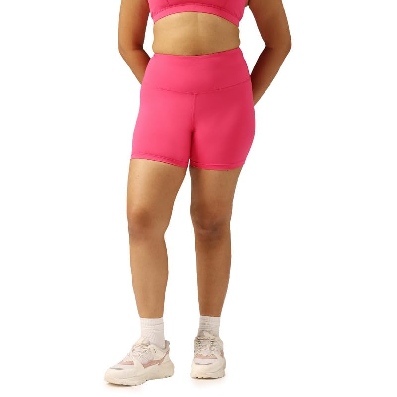Image of BlissClub Ultimate Shorties Lite | Gym Shorts for Women Workout, Sports Shorts, Swim Shorts and Shapewear for Tummy | High Waist and Back Pocket