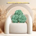 Plant-Inspired Pillow - Hand-Stitched Plush Decorative Throw Pillow, 3D Flower Plant Cushion, Plush Pillows for Bedroom, Living Room, and Home Decoration, 25cm/9.8in