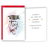 Carte de fin d'études : Cette joyeuse carte 