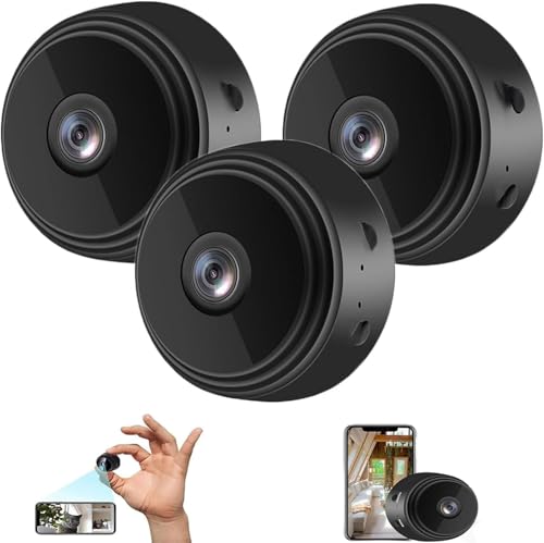 【Grandangolo a 150°】questa mini telecamera di sicurezza è progettata per essere piccola e discreta, rendendola facile da integrare in qualsiasi ambiente. Se hai bisogno di monitorare la tua casa, ufficio o spazio esterno, questa fotocamera offre flessibilità e praticità