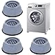Waschmaschine Fußpolster, 4 Stück Schwingungsdämpfer Waschmaschine, Anti Vibration Waschmaschine Füße Vibration Dämpfer Pads, Anti Vibrationsdämpfer für Waschmaschine, Trockne