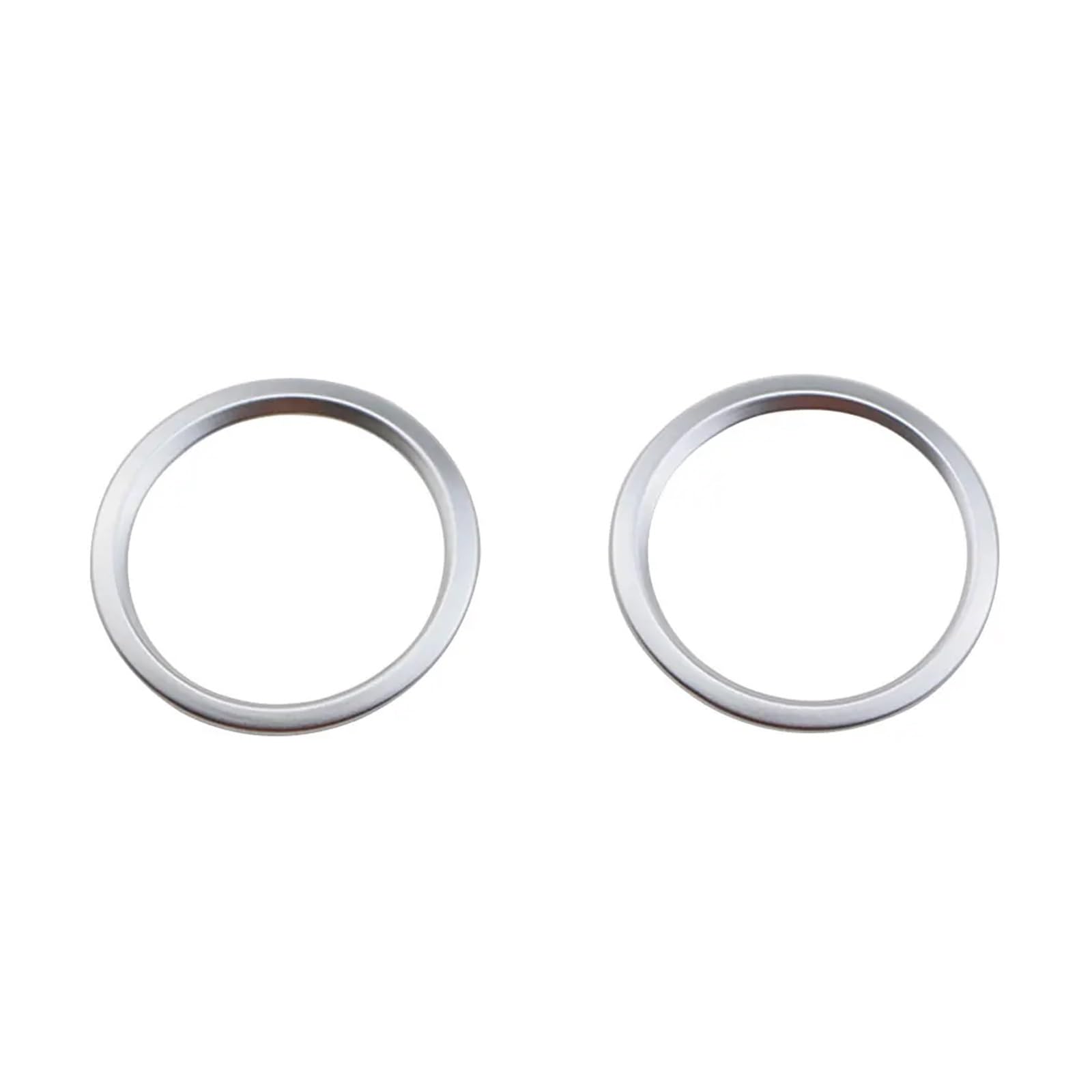 Interior Trim for Vezel for HRV for HR-V 2014-2020 Decoration 2pieces Car Front Air Conditioning Vent Outlet Cover Sticker Trim Cover Trim Sticker(ABS Chrome)