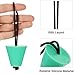 Sumind 8 Pieces 1. 57 Inch Universal Kayak Scupper Plug Kit Silicone Scupper Plugs Drain Holes Stopper Bung with Lanyard for Sit on Top Kayak Accessories(Fluorescent Green)
