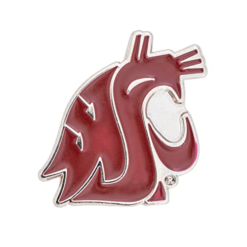 Image of Desert Cactus Washington State University Lapel Pin WSU Cougars Made of Metal for Formal Wear, Bag and Hat Jewelry, and Tie Tack (Pin A)
