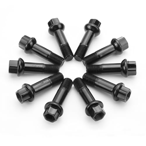 BINB ROAD 0009907607 9907607 Wheel Lug Bolt 14mmX1.5 Compatible with Mercedes Benz G63 GLC350 GLS450 ML350 GL450,20Pcs