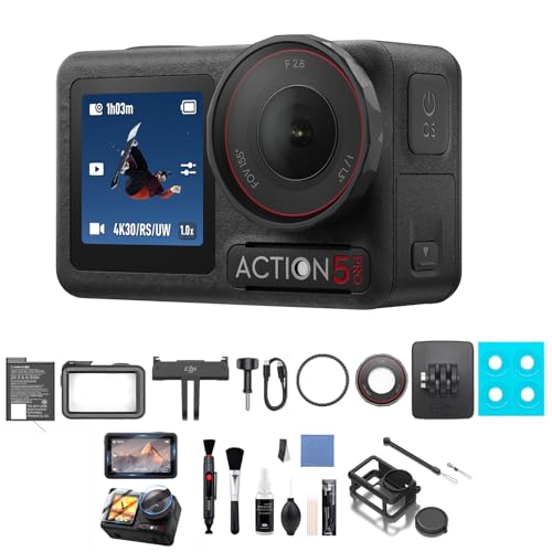 DJI Osmo Action 5 Pro Combo Standard, Fotocamera impermeabile con