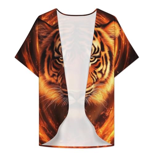 2025 Women's Girls Lightweight Layering Cardigan Open Front Short Sleeve Cardigan Outfits3