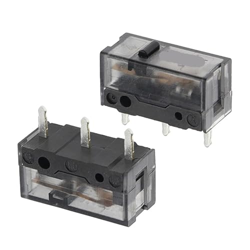 Interrupteur 80M 3 broches à point noir pour boutons GM8.0 de souris, lot de 50