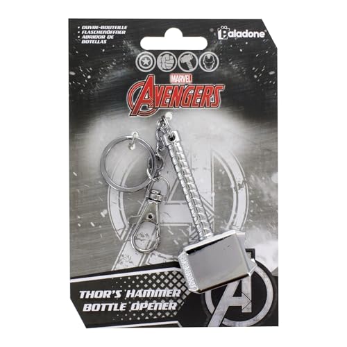 Abrebotellas en Llavero Martillo de Thor - Regalo de Marvel, Producto Oficial