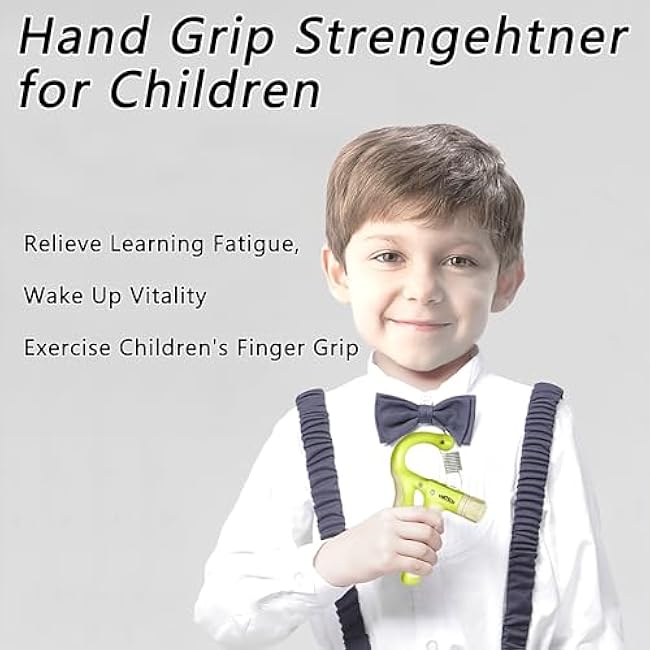 Hand Grip Strengthener for Kids and Youth, Adjustable Resistance Hand Gripper 11-45Lbs, Hand Grips for Strength Training, Stress Relief Grip