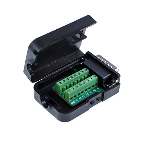 2 Piezas Conector DB15 Macho con Terminal de Tornillo miniatura 4