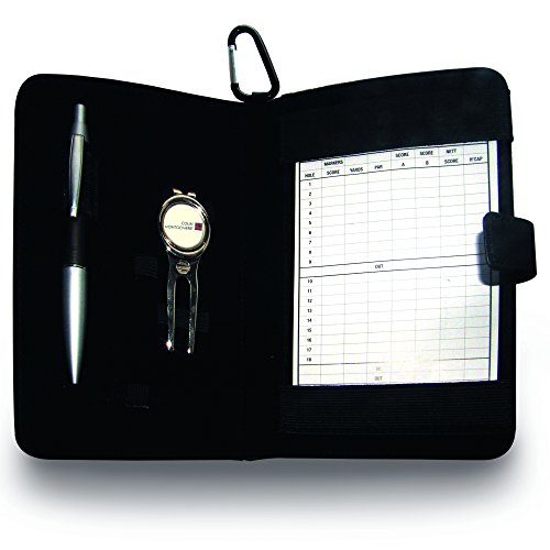 Colin Montgomerie Golf Scorecard Holder, Pen And Pitchfork Set